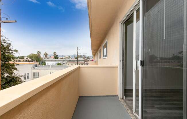 Apartment Balcony with View