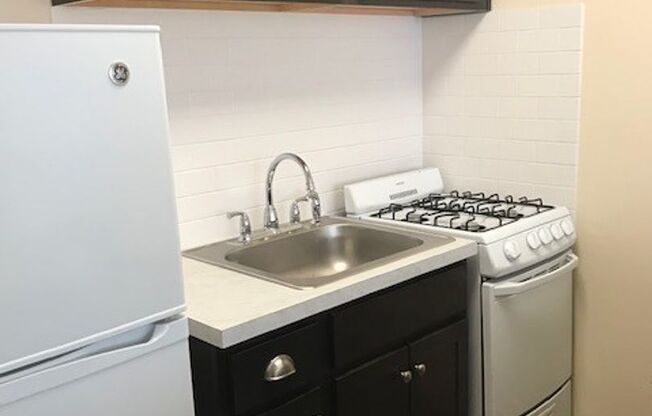 Studio, 1 bath, 375 sqft, $850, Unit 406