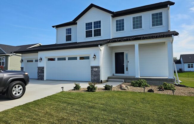 Move in Special - 1 month free! Newer 4 bedroom 2.5 bath open concept 3 stall garage built in 2023!