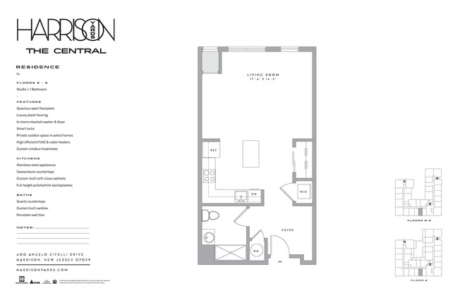 Studio, 1 bath, 564 sqft, $2,560