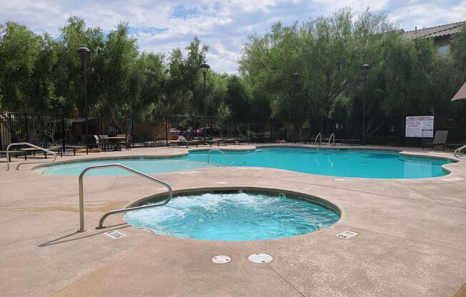 Fully Furnished 3 Bedrooms 2 Car Garage with Community Pool & Spa