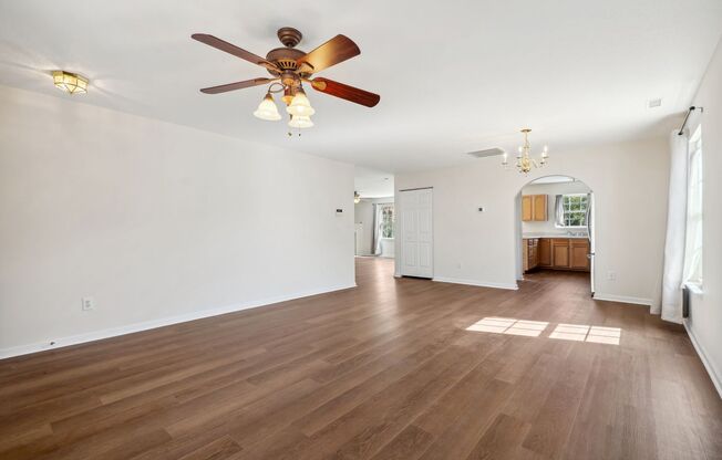 Single Family four bedroom home: Available Now