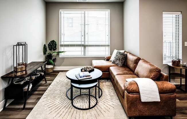 Living Room at Sterling Prairie Trail North in Ankeny, IA