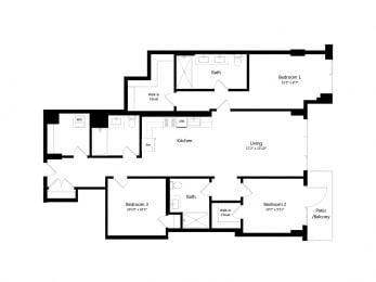 3 beds, 3 baths, 1,354 sqft, $5,237