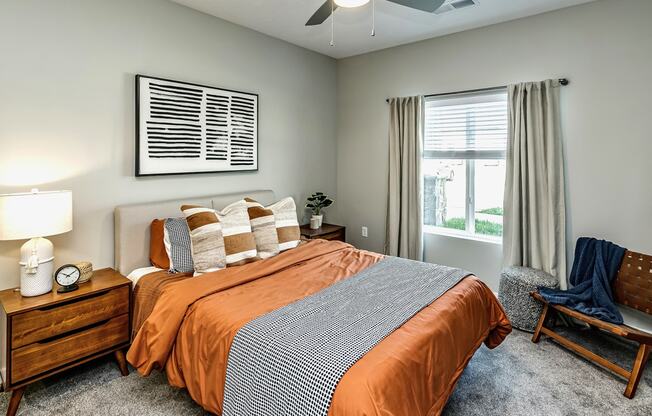 Spacious Bedroom at Hanover Flats in Bennington, NE