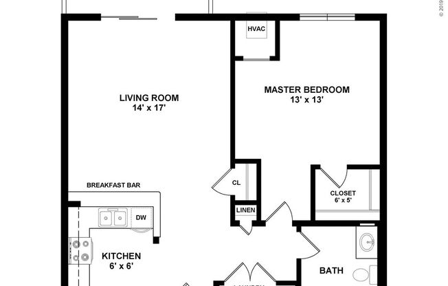 1 bed, 1 bath, 811 sqft, $1,475