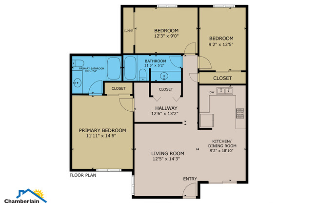 3 beds, 2 baths, 1,000 sqft, $2,963, Unit 30-301