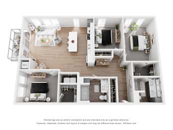 3 beds, 2 baths, 1,400 sqft, $2,675