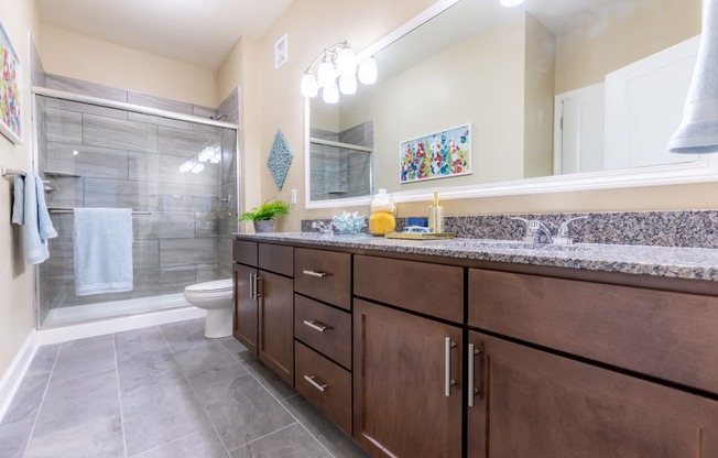 Luxurious Bathroom at The Residences at Bluhawk Apartments, Overland Park, KS, 66085