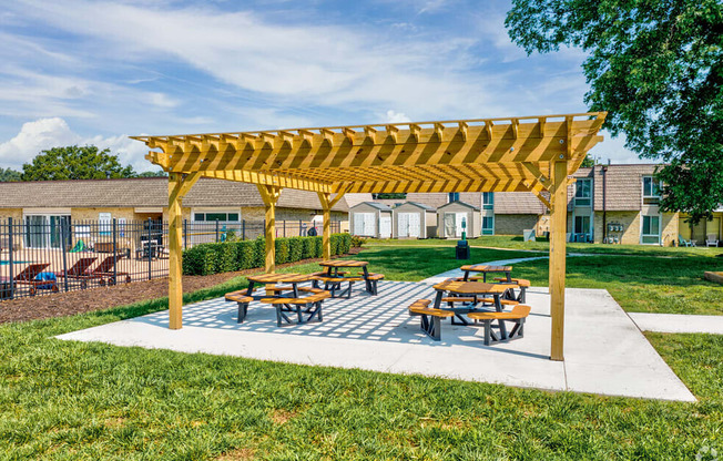 Picnic Area at Bayville Apartments, Virginia, 23455