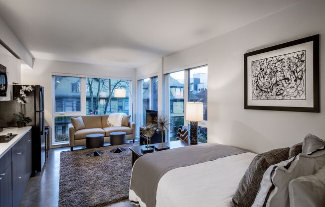 Studio, 1 bath, 418 sqft, $1,495, Unit 312