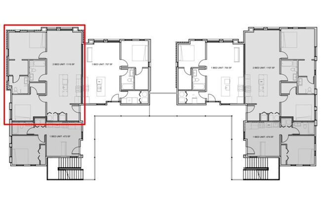 2 beds, 2 baths, 1,115 sqft, $2,599, Unit 305