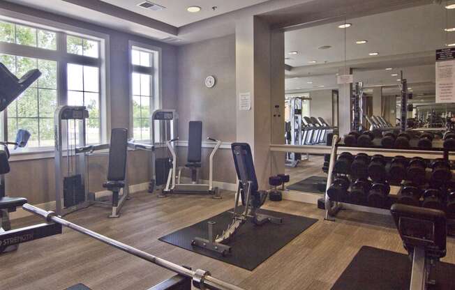 treadmills at The Charleston Apartments