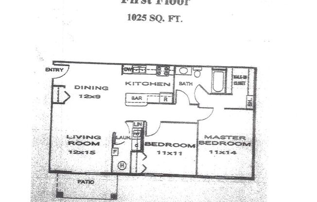 2 beds, 1 bath, 1,025 sqft, $1,399.99, Unit 2132-103