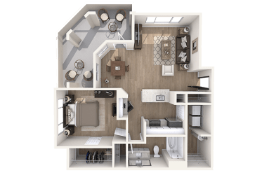 1 bed, 1 bath, 850 sqft, $1,510