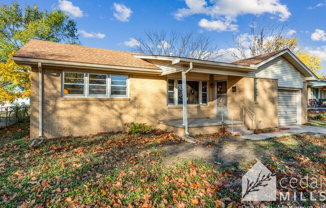 3 bedroom brick Home in East Wichita