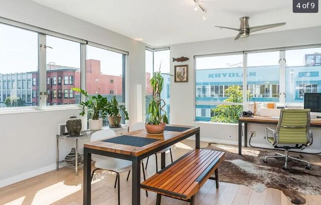 EPIC REA - Bright, Sunny 1BR/ 1 BA corner unit w/PKG