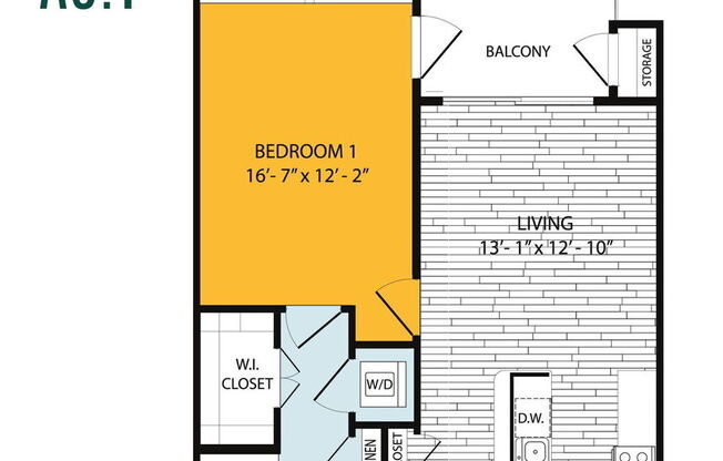 1 bed, 1 bath, 774 sqft, $1,960