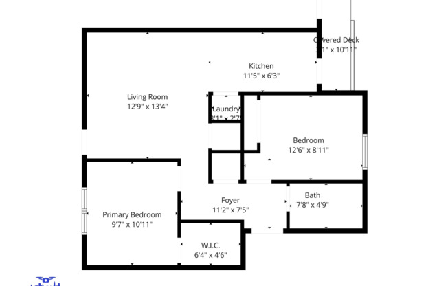 2 beds, 1 bath, 638 sqft, $3,200, Unit 922-2N