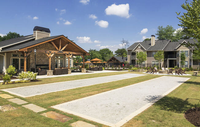 Bocce Ball Courts at Gwinnett County Apartments