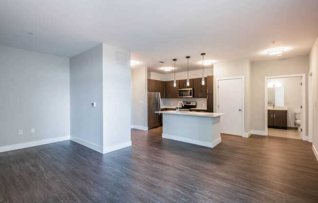 Living Room with Hard Surface Flooring