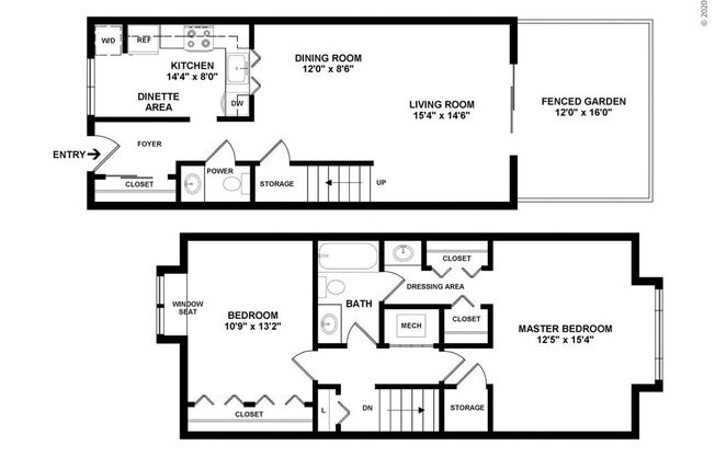 2 beds, 1.5 baths, 1,184 sqft, $2,600
