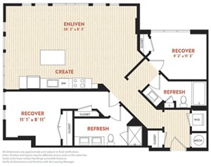 2 beds, 2 baths, 1,127 sqft, $3,853