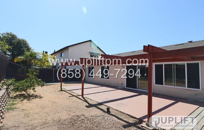 3/2 HOUSE w/Solar and community pool in Mira Mesa