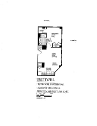 1 bed, 1 bath, 560 sqft, $1,492