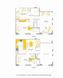 2 beds, 2 baths, 1,695 sqft, $4,340