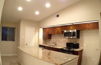 3 Bed, 2 Bath. Hardwood floors, quartz countertops, stainless steel appliances.