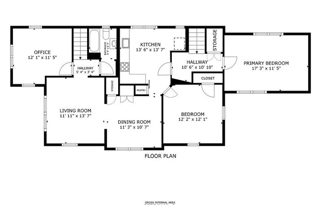 3 beds, 1 bath, 1,150 sqft, $2,700, Unit 2