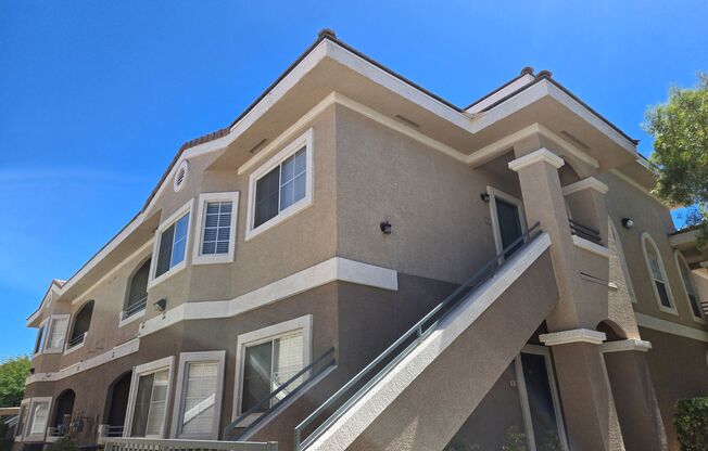 A Fabulous 2 Bedroom upstairs Condo in a Gated Community in SW Las Vegas