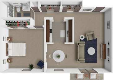 1 bed, 1 bath, 750 sqft, $1,040