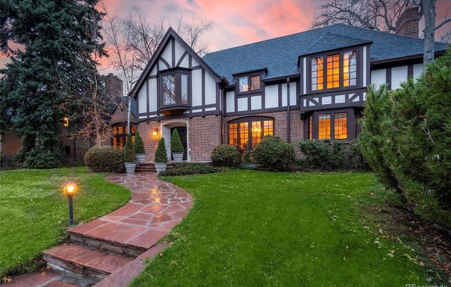 LOCATION LOCATION!! Exquisite English Tudor at the Denver Country Club located just 1 block away from Cherry Creek North!!