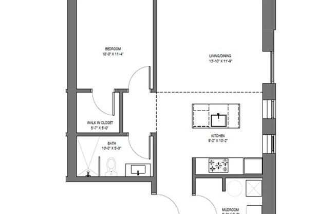 1 bed, 1 bath, 726 sqft, $2,611, Unit 602