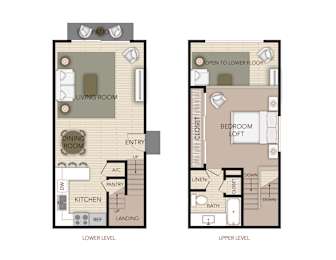 1 bed, 1 bath, 880 sqft, $2,770