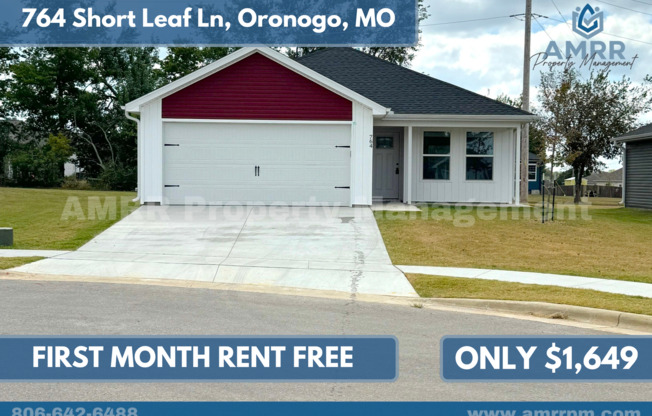 1ST MONTH FREE - Beautiful 3-Bedroom House