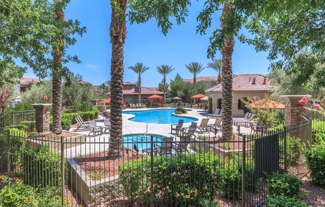 Swimming pool view at The Fairways by Picerne, Las Vegas