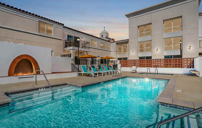 Shimmering Pool at Haven at La Mesa, California, 91942