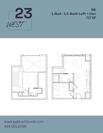 1 bed, 1 bath, 717 sqft, $2,790