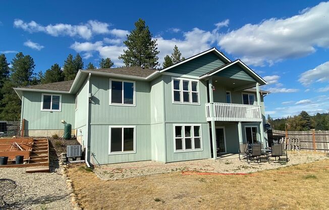 Beautiful, 5 bedrooms, 3 bath daylight rancher on 10 acres with views of Mt. Spokane Available now