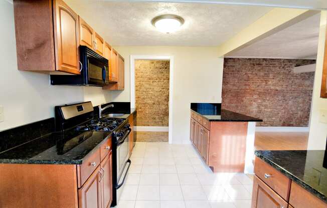 Well Organized Kitchen at Integrity Gold Coast Apartments in Lakewood