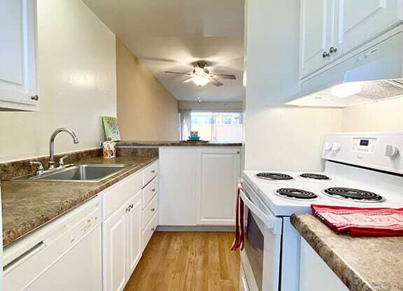 Modern Kitchen With Custom Cabinet at Diablo Pointe, California, 94596