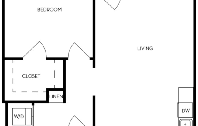 1 bed, 1 bath, 702 sqft, $3,700