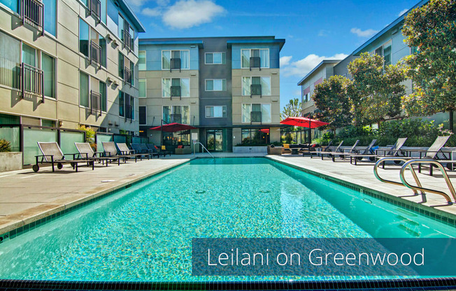 Leilani on Greenwood outdoor pool Apartments in Seattle, WA