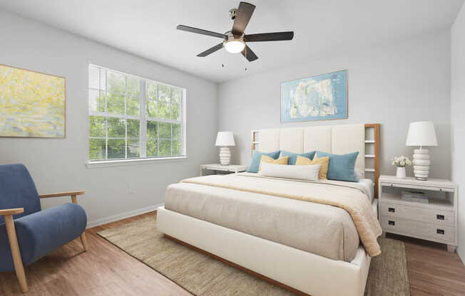 Bedroom with Hard Surface Flooring
