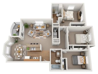 3 beds, 2 baths, 1,348 sqft, $1,795