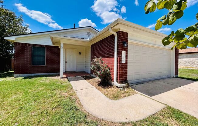 1144 Terra St 78665 | 3 Bed 2 Bath 2 Car garage $1795