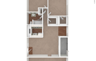 2 beds, 1 bath, 1,080 sqft, $1,090